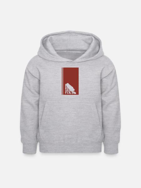 Rummel Achterbahn Festzelt - Kinder Hoodie - Hellgrau meliert