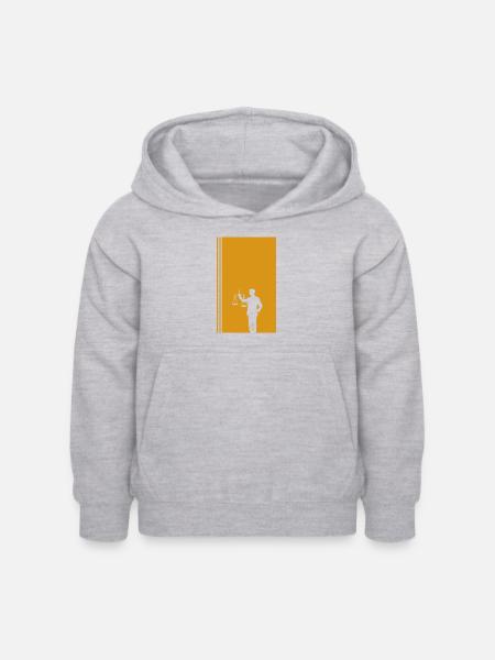 Anwalt Richter - Kinder Hoodie - Hellgrau meliert