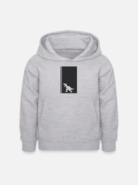 Tyrannosaurus Fossil - Kinder Hoodie - Hellgrau meliert