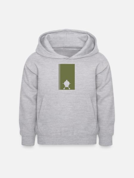 BBQ Grillfleisch Barbecue - Kinder Hoodie - Hellgrau meliert