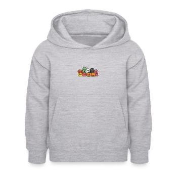 Halloween Party Crew - Kids Hoodie - light heather grey - Front - AI Model Kid Female (0cm)