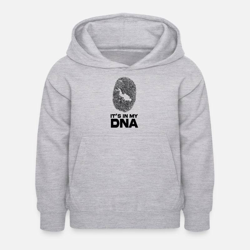 Dykare DNA Scuba Diver säger presentsport - Luvtröja barn - ljusgråmelerad