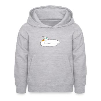 Schlafendes Entchen - Kinder Hoodie - Hellgrau meliert - Vorne - AI Model Kid Female (0cm)