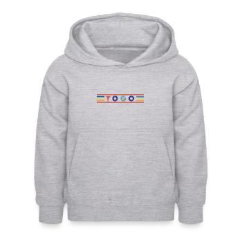 TOGO - Sweat à capuche Enfant - gris clair chiné - Devant - AI Model Kid Female (0cm)