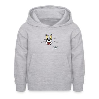 Tom Und Jerry Kostüm Von Tom - Kinder Hoodie - Hellgrau meliert - Vorne - AI Model Kid Female (0cm)