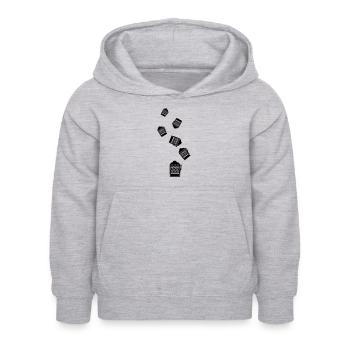 Einarmiger bandit Silhouette icon - Kinder Hoodie - Hellgrau meliert - Vorne - AI Model Kid Female (0cm)