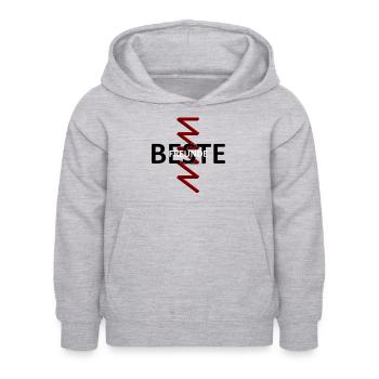 beste Freunde - Kinder Hoodie - Hellgrau meliert - Vorne - AI Model Kid Female (0cm)