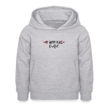 Einzug Wohnung Neues Zuhause Einweihungsfeier - Kinder Hoodie - Hellgrau meliert - Vorne - AI Model Kid Female (0cm)