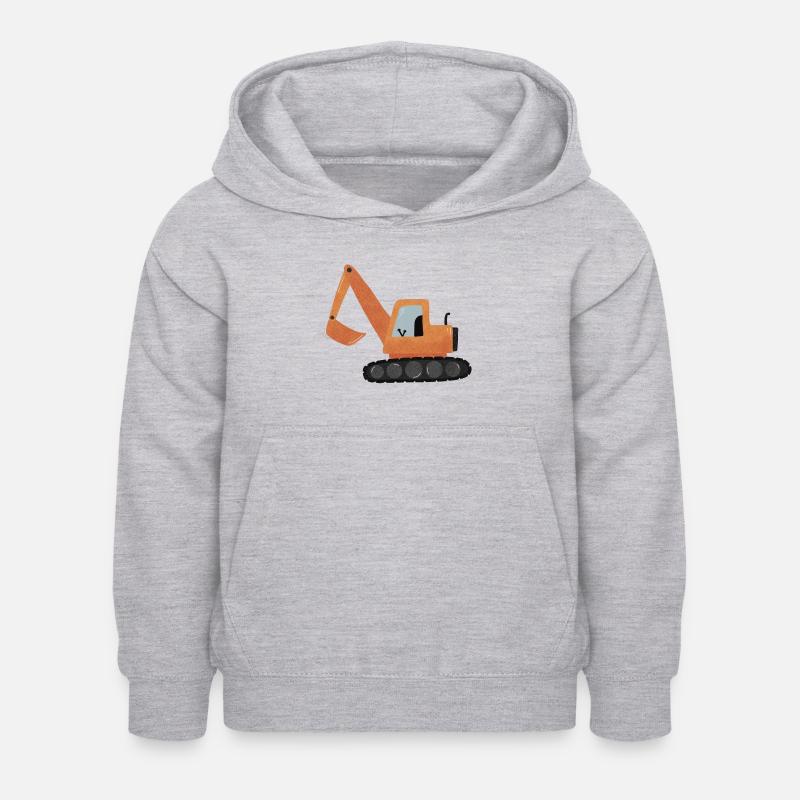 Bagger - Kinder Hoodie - Hellgrau meliert