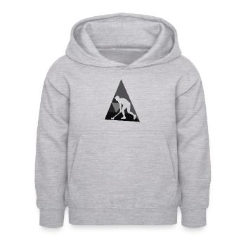Field Hockey Field Hockey Hockey Field Hockey - Kids Hoodie - light heather grey - Front - AI Model Kid Female (0cm)