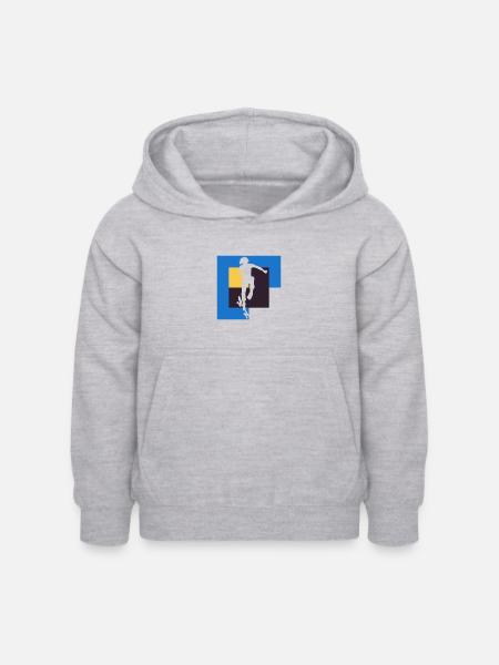 Skateboard Skateboarder Halfpipe Skateboarder - Kinder Hoodie - Hellgrau meliert