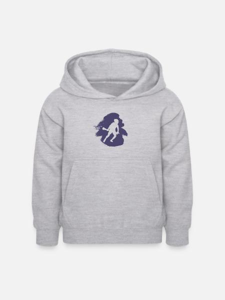 Lacrosse Lacrosse Intercrosse - Kinder Hoodie - Hellgrau meliert