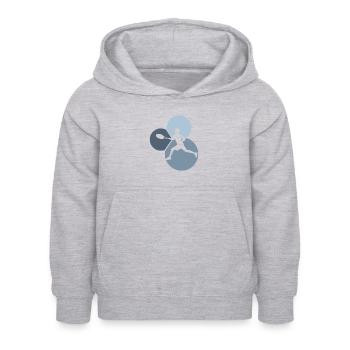 Joueur de raquette - Sweat à capuche Enfant - gris clair chiné - Devant - AI Model Kid Female (0cm)