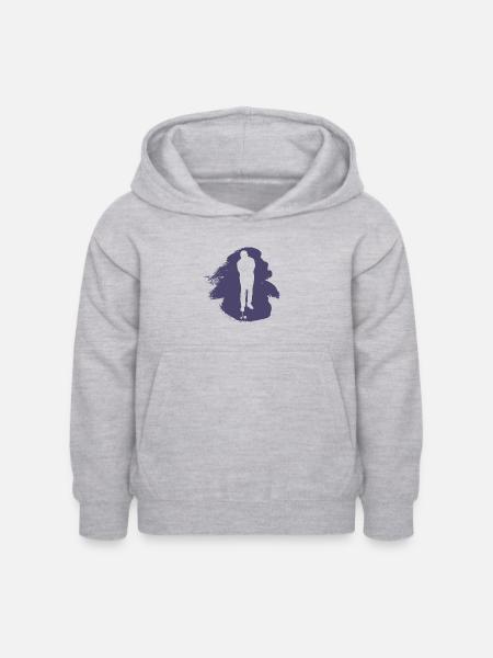 Golf Golfer Golfer - Kinder Hoodie - Hellgrau meliert