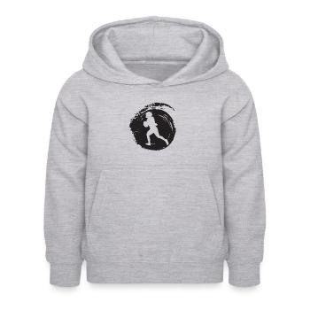 American Football Quarterback American Football - Kids Hoodie - light heather grey - Front - AI Model Kid Female (0cm)