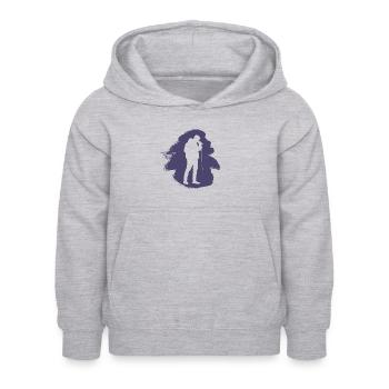 Djing Beatboxing Beatbox - Kids Hoodie - light heather grey - Front - AI Model Kid Female (0cm)