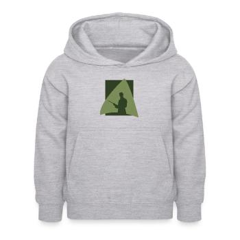 Boule de billard Joueur de billard Billard Billard - Sweat à capuche Enfant - gris clair chiné - Devant - AI Model Kid Female (0cm)