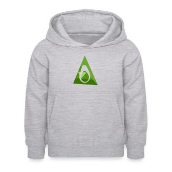 Avocado Avocado Vegan - Kids Hoodie - light heather grey - Front - AI Model Kid Female (0cm)