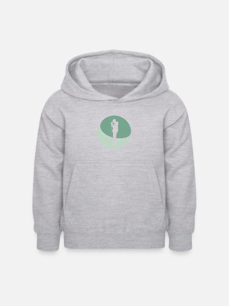 Streetmind Beatboxing Beatboxer - Kinder Hoodie - Hellgrau meliert