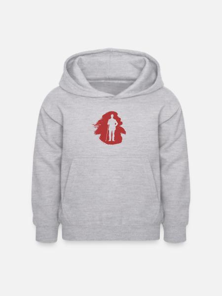 Billardkugel Billard Billardspieler Billardkugel - Kinder Hoodie - Hellgrau meliert