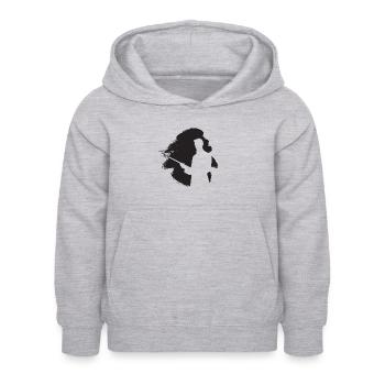 Boule de billard Boule de billard Boule de billard Billard - Sweat à capuche Enfant - gris clair chiné - Devant - AI Model Kid Female (0cm)