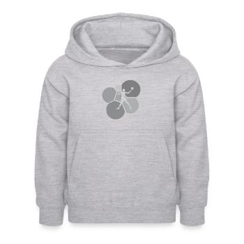 Beachtennis Tennis Beachball - Kinder Hoodie - Hellgrau meliert - Vorne - AI Model Kid Female (0cm)