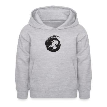 VTT VTT VTT - Sweat à capuche Enfant - gris clair chiné - Devant - AI Model Kid Female (0cm)