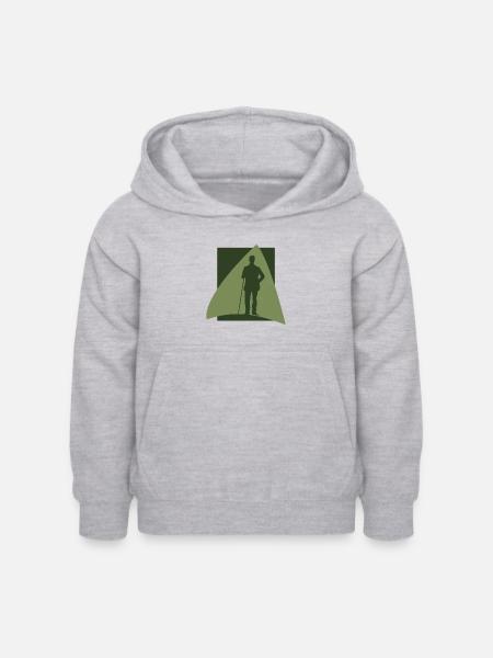 Billardkugel Billardkugel Billardspieler - Kinder Hoodie - Hellgrau meliert