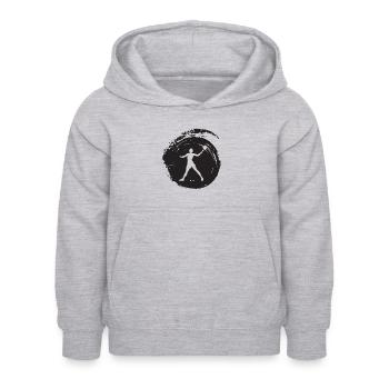 Beachball Strandtennis Tennisspieler - Kinder Hoodie - Hellgrau meliert - Vorne - AI Model Kid Female (0cm)