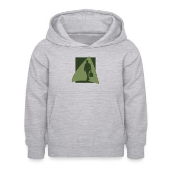 Banken Businessman Banking - Kinder Hoodie - Hellgrau meliert - Vorne - AI Model Kid Female (0cm)
