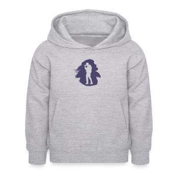 Djing Beatbox DJ - Sweat à capuche Enfant - gris clair chiné - Devant - AI Model Kid Female (0cm)