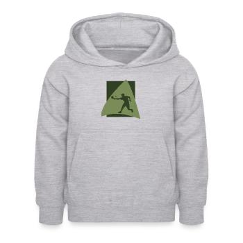 Pickleball Game Tennis Pickleball Game - Kids Hoodie - light heather grey - Front - AI Model Kid Female (0cm)