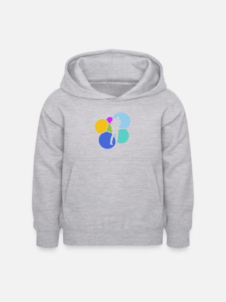 Beatboxing DJ Streetmind - Kinder Hoodie - Hellgrau meliert