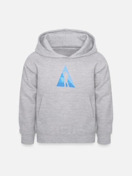 Beatbox Beatboxer Djing - Kinder Hoodie - Hellgrau meliert