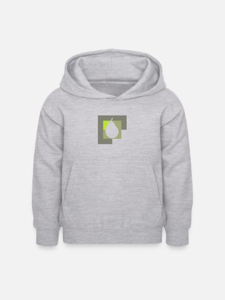 Vegan Avocado Avocado - Kinder Hoodie - Hellgrau meliert
