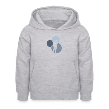 Beatboxer Streetmind Streetmind - Sweat à capuche Enfant - gris clair chiné - Devant - AI Model Kid Female (0cm)