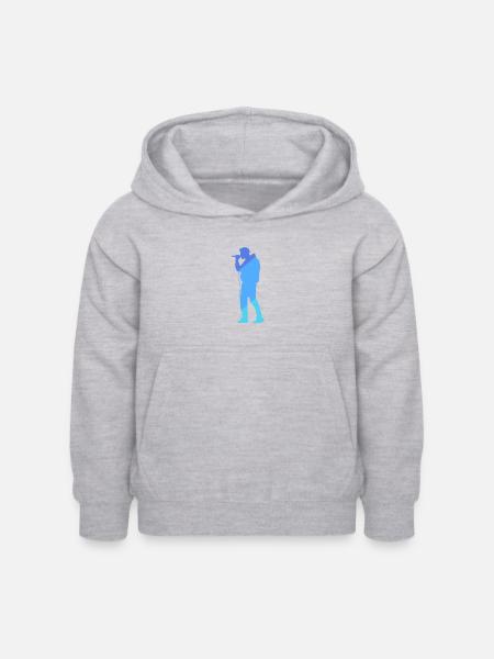 Beatboxing Djing Beatboxer - Kinder Hoodie - Hellgrau meliert