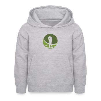 Streetmind Beatboxer DJ - Sweat à capuche Enfant - gris clair chiné - Devant - AI Model Kid Female (0cm)