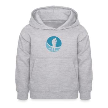 Streetmind Beatboxer Beatboxer - Sweat à capuche Enfant - gris clair chiné - Devant - AI Model Kid Female (0cm)