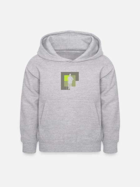 Billardkugel Billardkugel Billardkugel - Kinder Hoodie - Hellgrau meliert