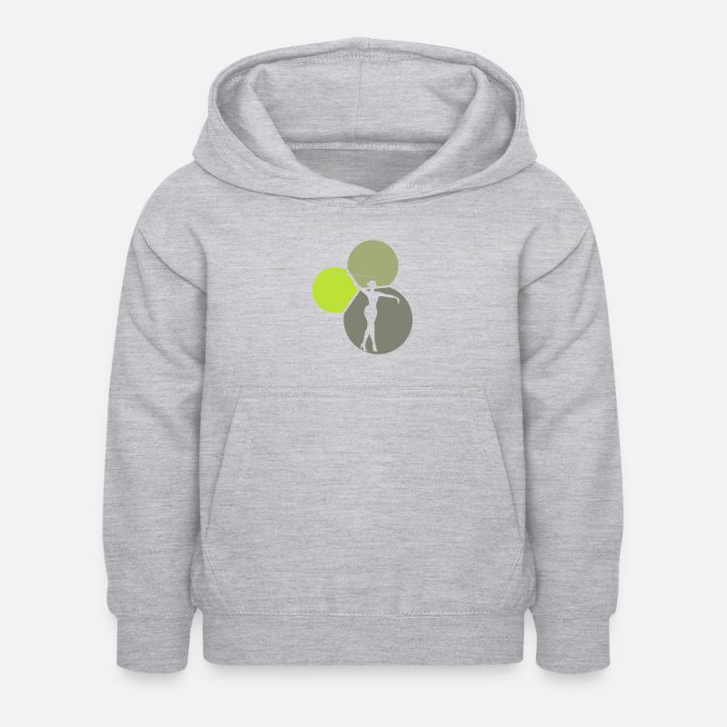 Dans Dans Dans Dans - Hoodie til børn - lysegrå meleret