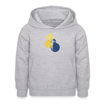 Bâton de danse Danse virevoltante Danse - Sweat à capuche Enfant - gris clair chiné - Devant - AI Model Kid Female (0cm)