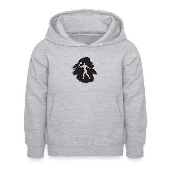 Beachball Beachtennis Beachtennis - Kinder Hoodie - Hellgrau meliert - Vorne - AI Model Kid Female (0cm)