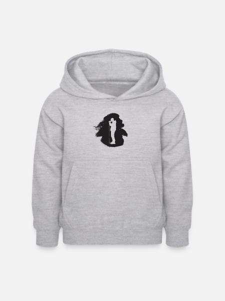 Djing Beatbox Beatboxer - Kinder Hoodie - Hellgrau meliert