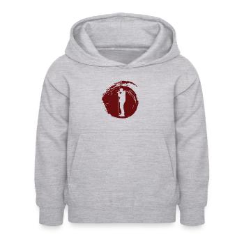 Djing Beatboxer Beatboxing - Sweat à capuche Enfant - gris clair chiné - Devant - AI Model Kid Female (0cm)