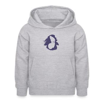 VTT VTT VTT - Sweat à capuche Enfant - gris clair chiné - Devant - AI Model Kid Female (0cm)