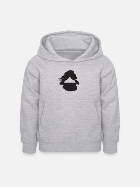 Elefant Zirkuszelt Akrobatik - Kinder Hoodie - Hellgrau meliert