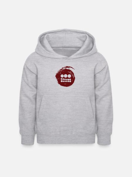 Münzen Numismatik Sammlung - Kinder Hoodie - Hellgrau meliert
