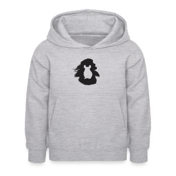Hamster Chinchilla Chipmunk - Kids Hoodie - light heather grey - Front - AI Model Kid Female (0cm)
