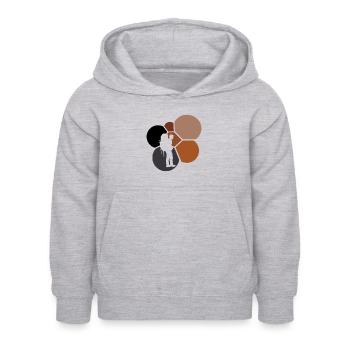 Backpacking Rucksack Backpacking - Kinder Hoodie - Hellgrau meliert - Vorne - AI Model Kid Female (0cm)